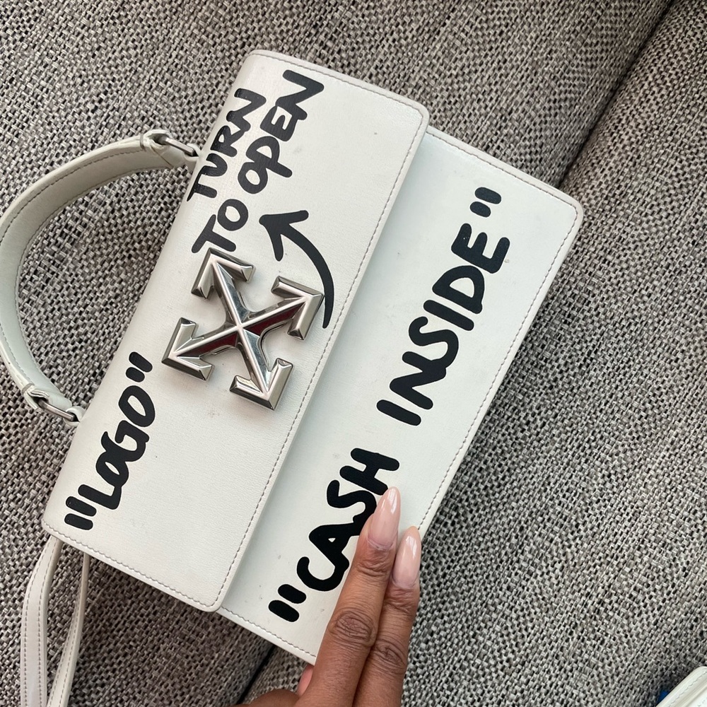 Off white bag gently used